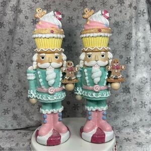 Christmas Bakery Sweet Treat Candy Pastel Gingerbread Cookie Nutcracker Figures
